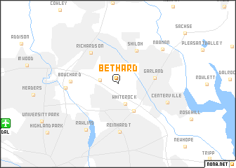 map of Bethard