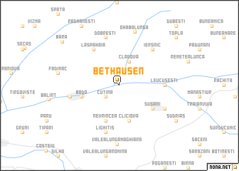 map of Bethausen