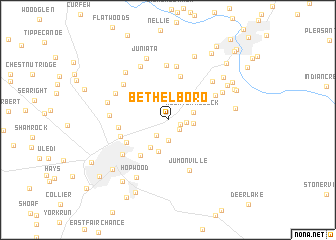 map of Bethelboro