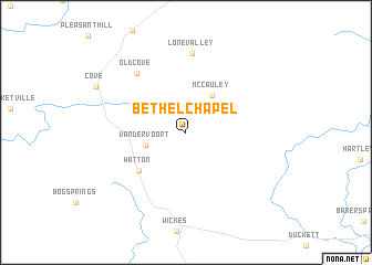 map of Bethel Chapel