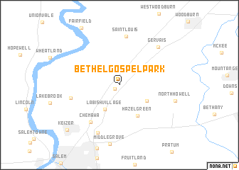 map of Bethel Gospel Park