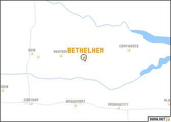 map of Bethelhem