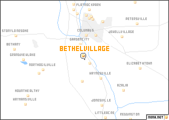 map of Bethel Village