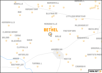 map of Bethel