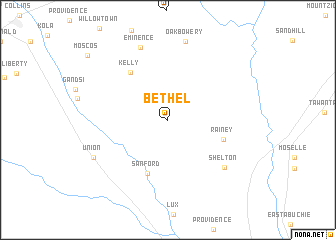 map of Bethel