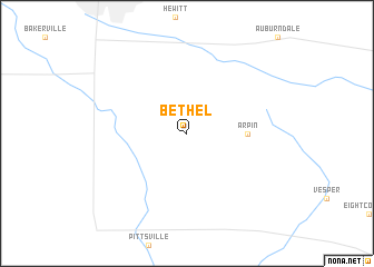 map of Bethel