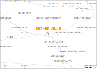 map of Bétheniville