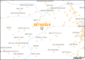 map of Bethesda