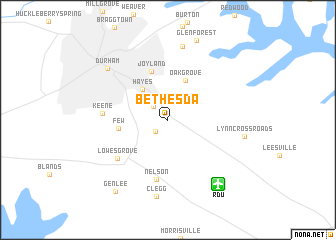 map of Bethesda