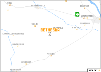 map of Bethesda