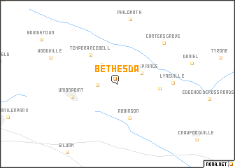 map of Bethesda