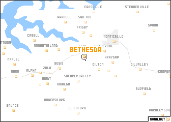 map of Bethesda
