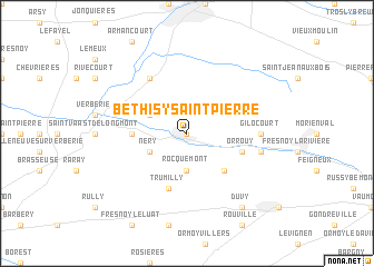 map of Béthisy-Saint-Pierre