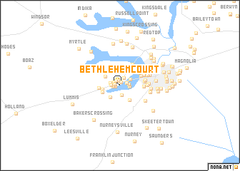 map of Bethlehem Court