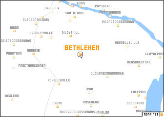 map of Bethlehem