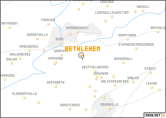 map of Bethlehem