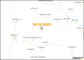 map of Bethlehem