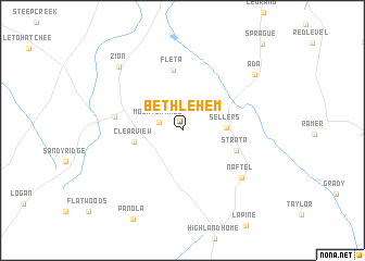 map of Bethlehem