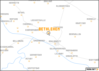 map of Bethlehem