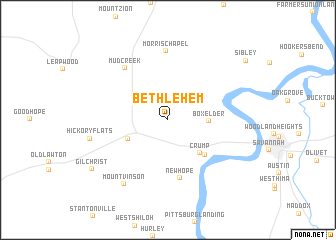 map of Bethlehem