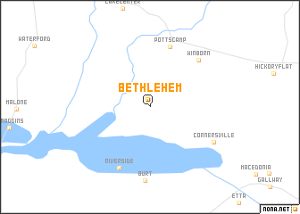 map of Bethlehem