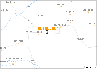 map of Bethlehem