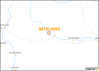 map of Bethlehem