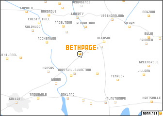 map of Bethpage