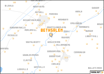 map of Bethsalem