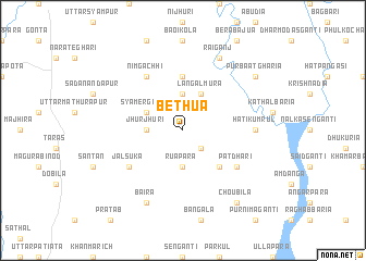 map of Bethua