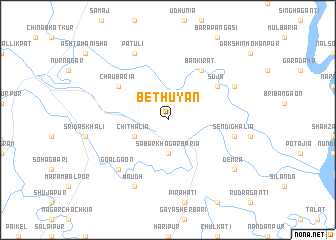 map of Bethuyān