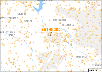 map of Bethwood