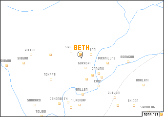 map of Beth