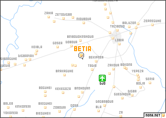 map of Bétia