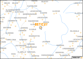 map of Beticuy