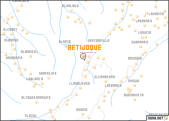 map of Betijoque