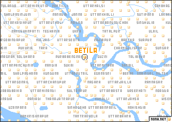 map of Betila