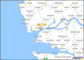 map of Betim