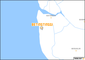 map of Betingtinggi