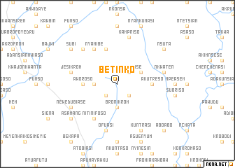 map of Betinko