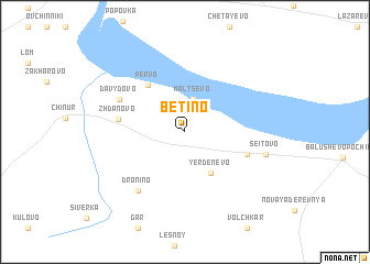 map of Betino