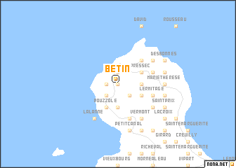 map of Betin