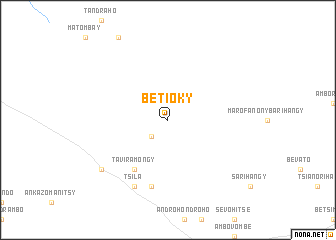 map of Betioky