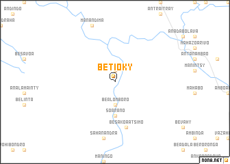 map of Betioky