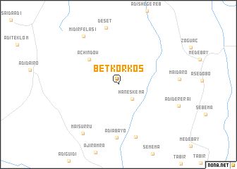 map of Bēt Kʼorkʼos
