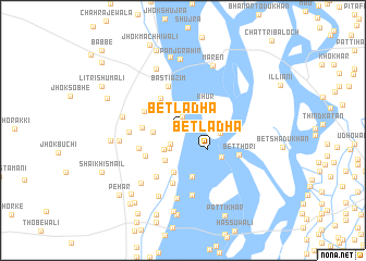 map of Bet Ladha