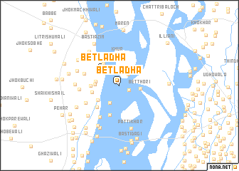 map of Bet Ladha