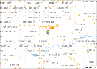 map of Betlange