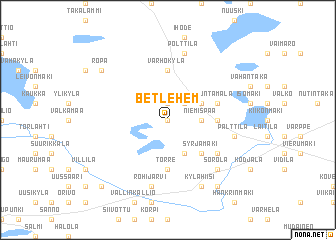 map of Betlehem