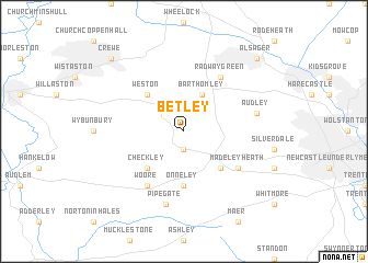 map of Betley